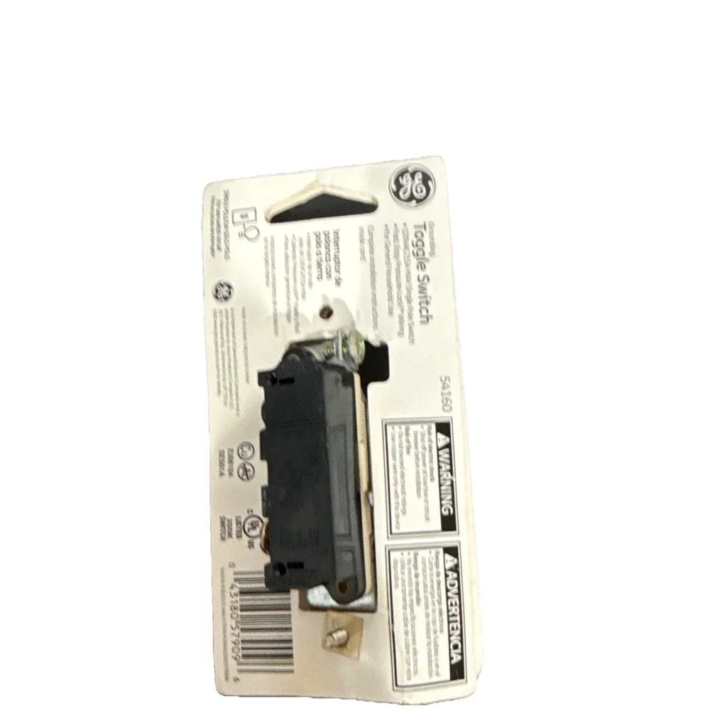 GE‎ 541610 Single Pole Grounding Toggle Switch 120 VAC 15A Ivory